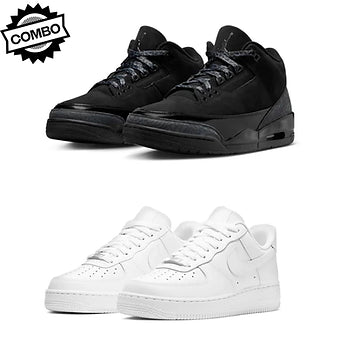 Jordan 3 Black Cat x Nike Air Force 1