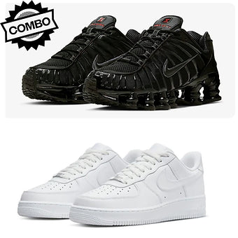 Nike Shox Black x Nike Air Force 1