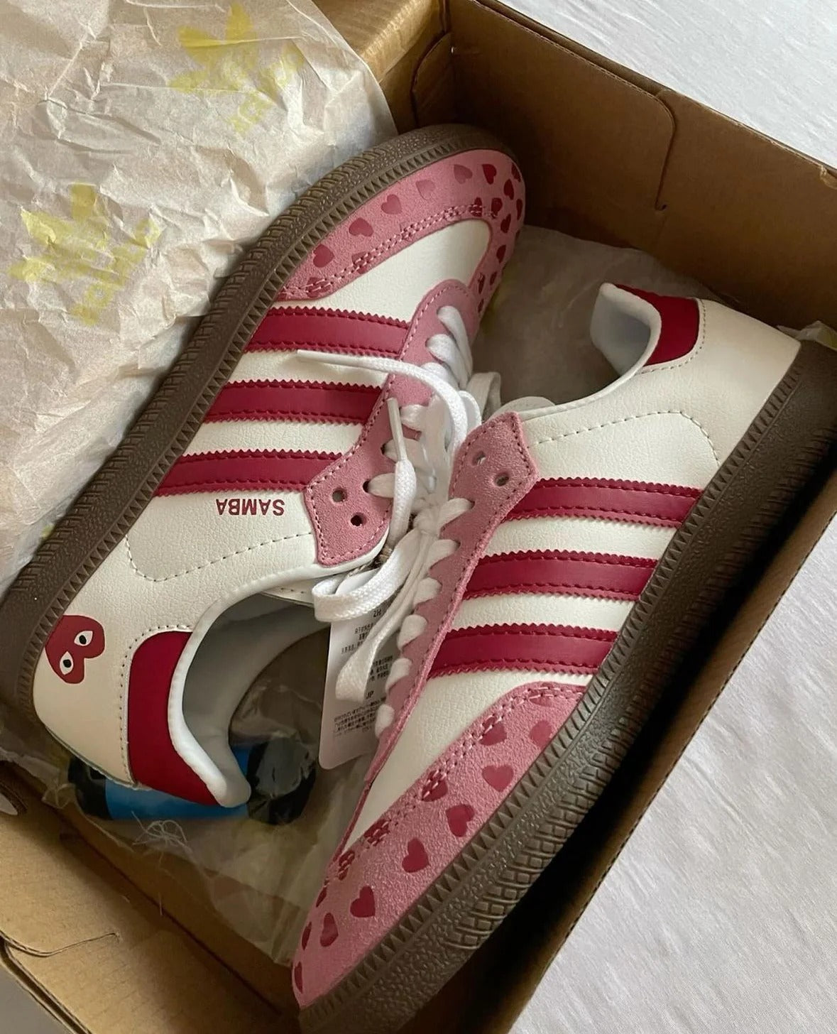 Adidas Samba x CDG play