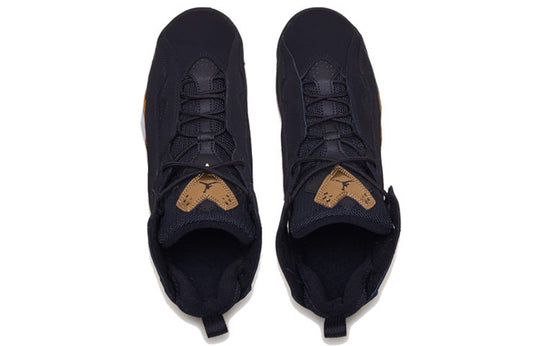 Jordan True Flight 'Black Metallic Gold'