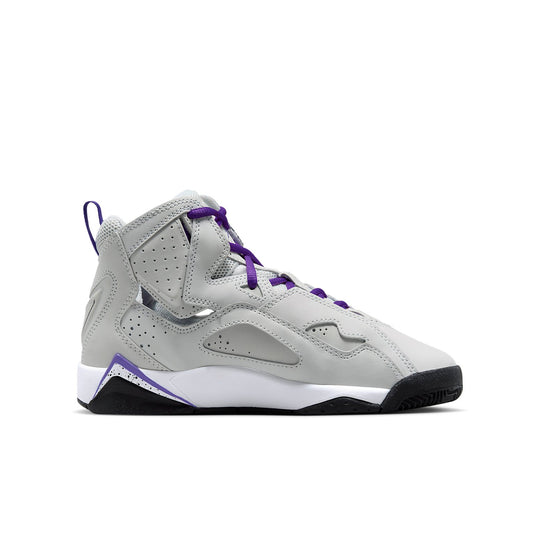 Jordan True Flight 'Base Grey Purple Venom'