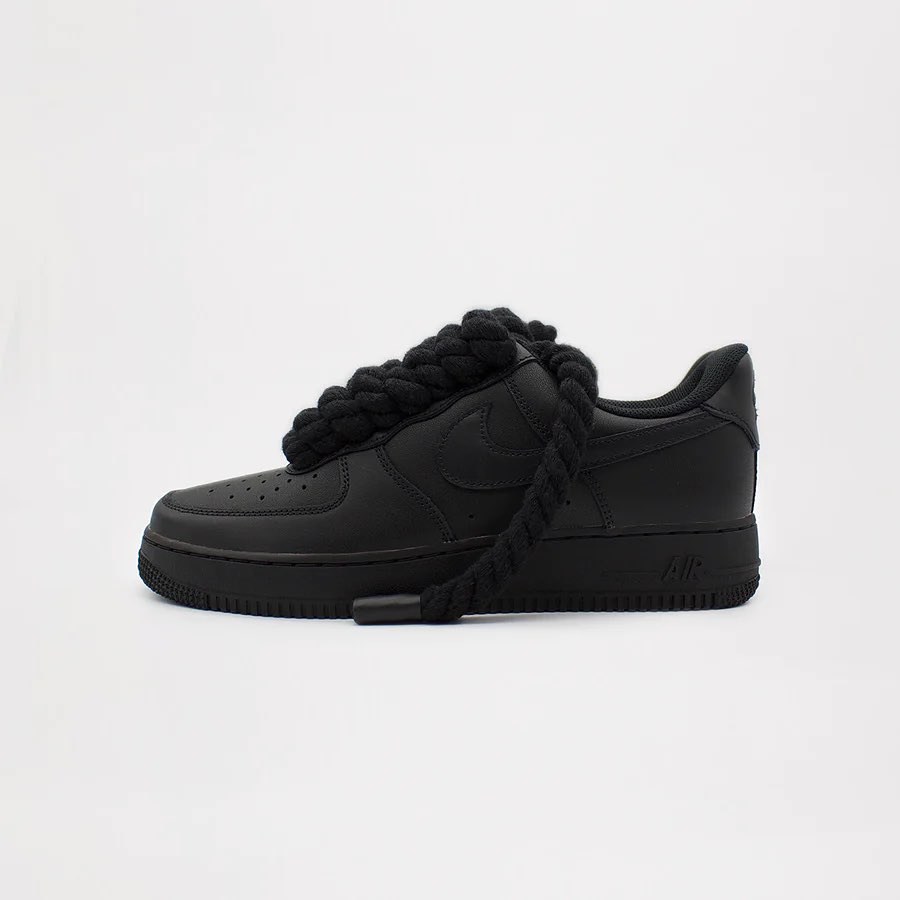 Nike Air Force 1 "Rope Laces" Black
