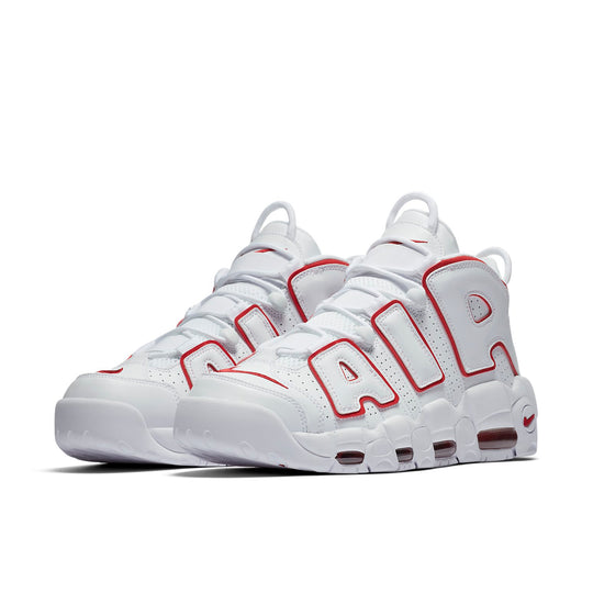 Nike Air More Uptempo 'White Varsity Red'