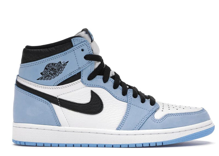 JORDAN 1 RETRO HIGH WHITE UNIVERSITY BLUE BLACK – AJAY KICKS