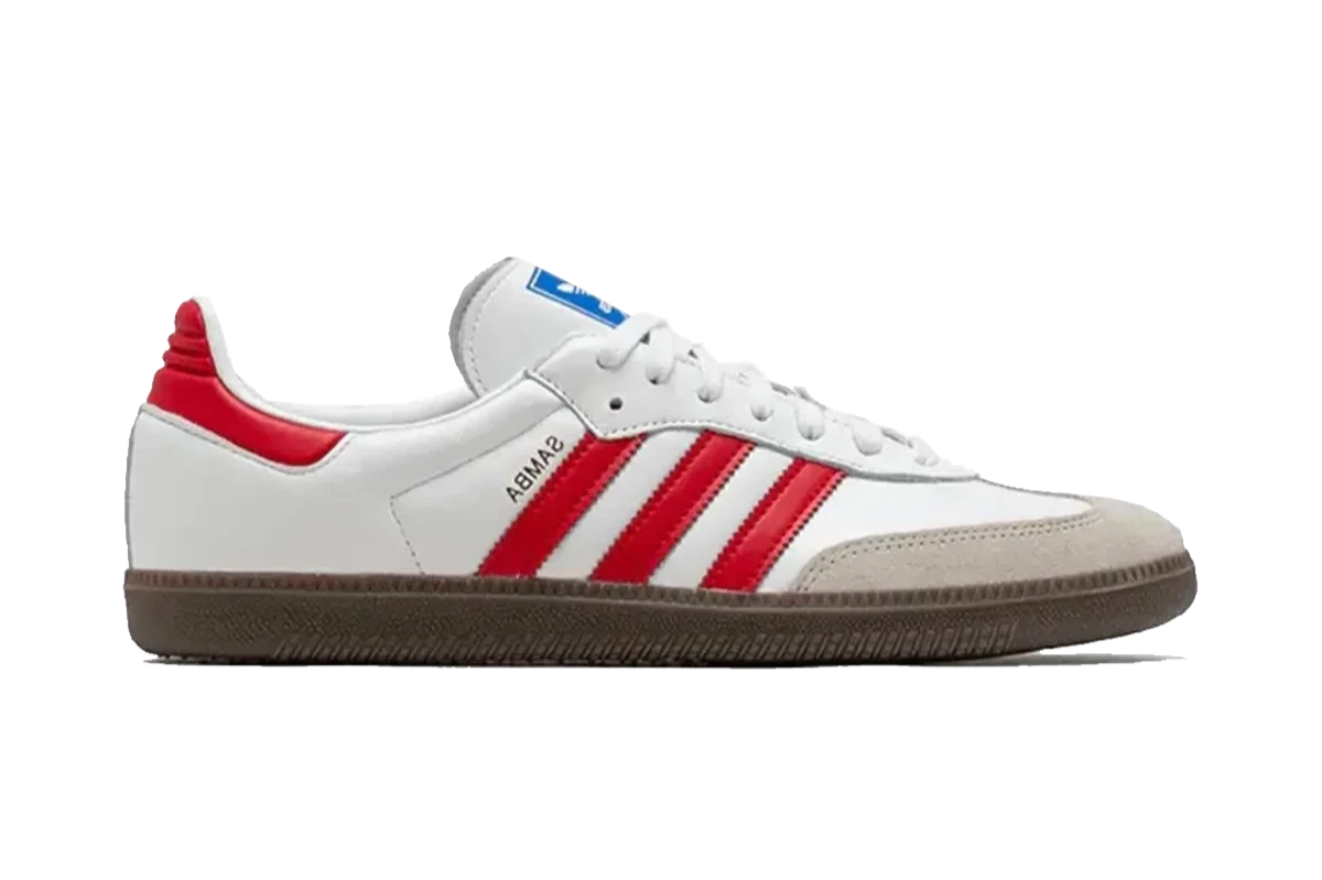 adidas Originals Men's Samba OG White/Red